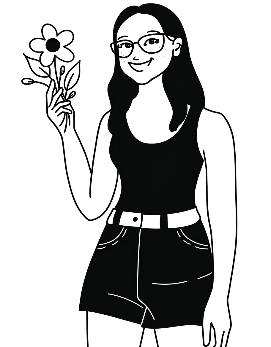 Illustration of Carley Hart