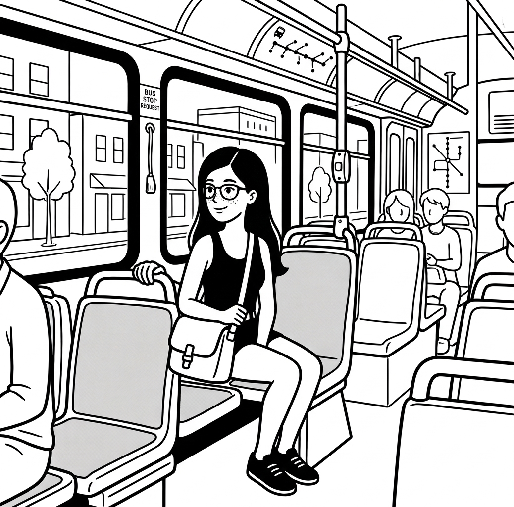 Illustration of a bus